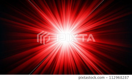 Red Light Shining From Darkness Vector Illustration 112968287