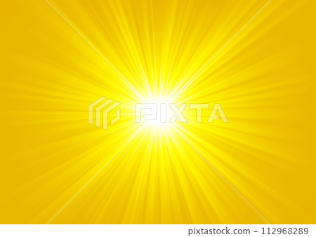 Gold Light Shining On Bright Background, Vector Illustration 112968289