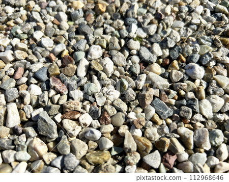 stone mixed with gravel stone mixed with gravel 112968646