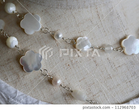 5花貝殼長項鍊 5花貝殼長項鍊 112968703