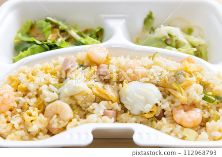 delicious seafood fried rice delicious seafood fried rice 112968793