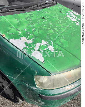 Car with peeling paint Car with peeling paint 112969129