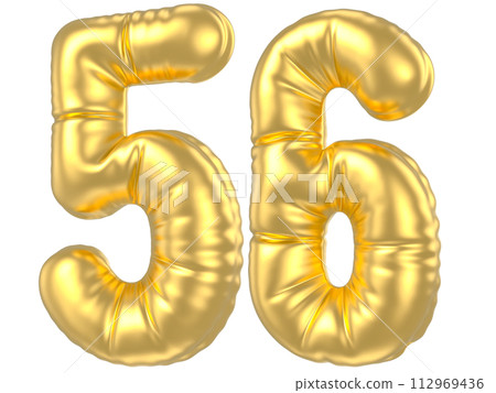 Number And Sign 3D Render For Discount 112969436