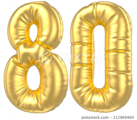 Number And Sign 3D Render For Discount 112969460