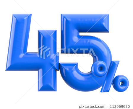 Number 3D Render For Discount  112969620