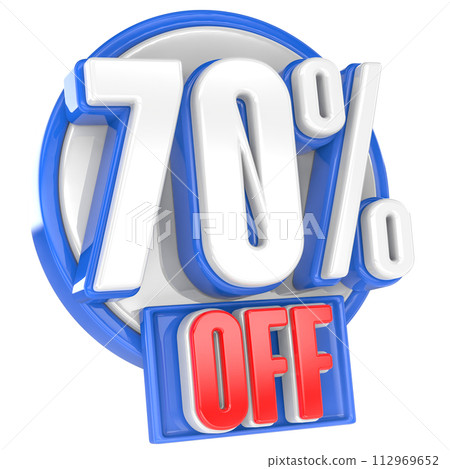 Number 3D Render For Discount  112969652