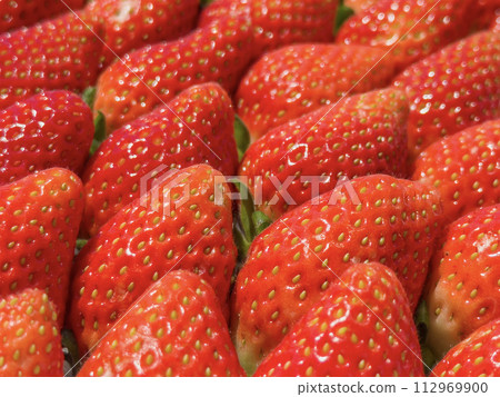 Full Frame of Texture, close up of strawberries Full Frame of Texture, close up of strawberries 112969900