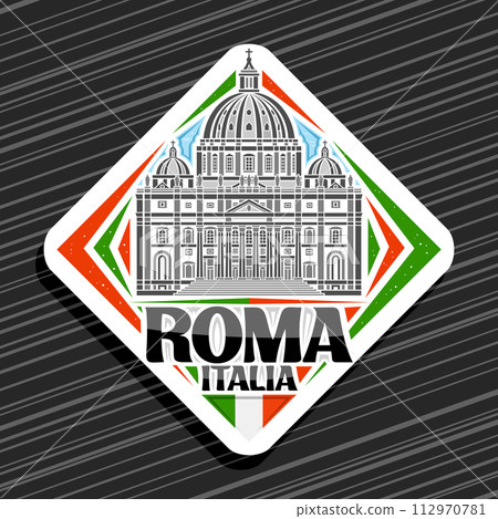 Vector logo for Roma Vector logo for Roma 112970781