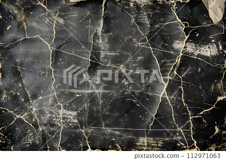 AI-generated content. Monochrome Marble Texture Background 112971063