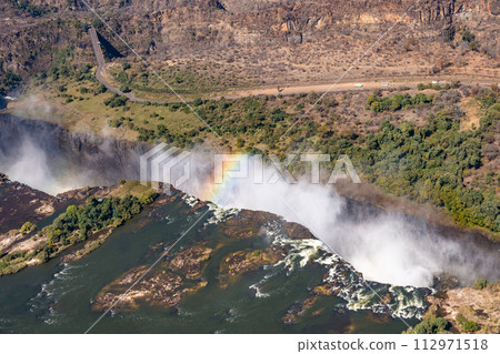 Aerial View of Victoria Falls Aerial View of Victoria Falls 112971518