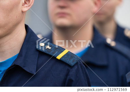 Russian soldiers in the ranks. 112971569