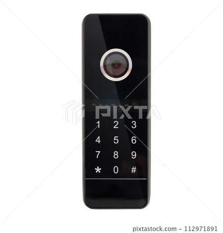 Sleek Black Digital Door Access System. Sleek Black Digital Door Access System. 112971891