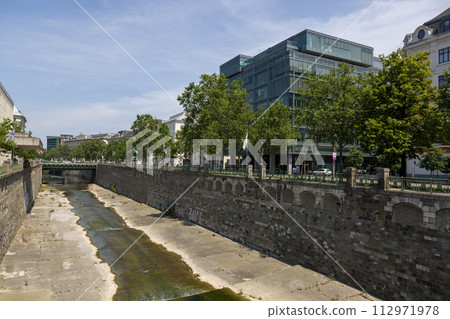 View of the Wiental Canal in Vienna 112971978