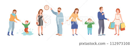 Arguing People Character Have Quarrel and Conflict Vector Set Arguing People Character Have Quarrel and Conflict Vector Set 112973108