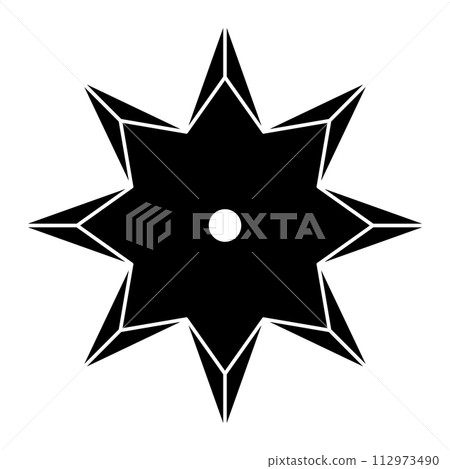 八方手裡劍剪影 112973490