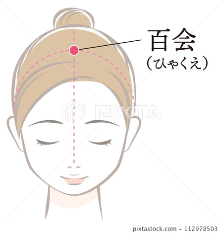 Acupoint Hyakukai Acupoint Hyakukai 112978503