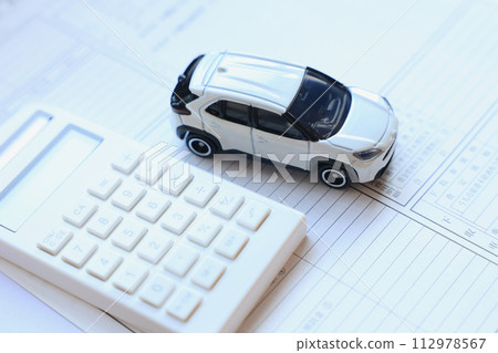 Car toys and calculators, cars 112978567