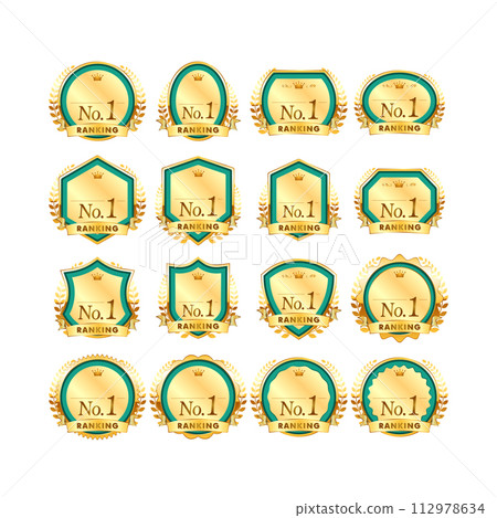 藍綠金獎權威排名徽章圖標 112978634