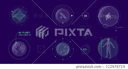 Design elements for infographic of data communication. Design elements for infographic of data communication. 112978719