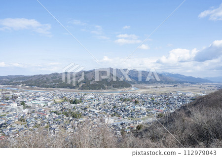 從村上城遺址看新潟村上市 112979043