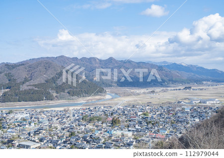 從村上城遺址看新潟村上市 112979044