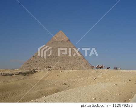 哈夫拉金字塔,吉薩,開羅,埃及 哈夫拉金字塔,吉薩,開羅,埃及 112979282