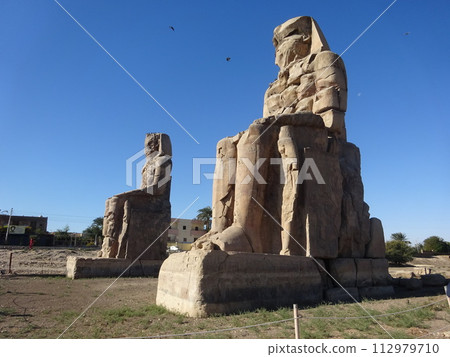 Colossi of Memnon Luxor Egypt Colossi of Memnon Luxor Egypt 112979710
