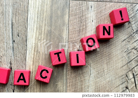 Action text and rising image Action text and rising image 112979983
