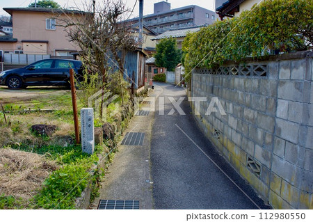 Ancient roads that remain in Matsue City 112980550