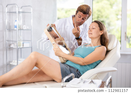 Attending medical consultation. 112981157
