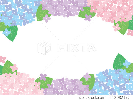 繡球花框03_horizontal 112982152