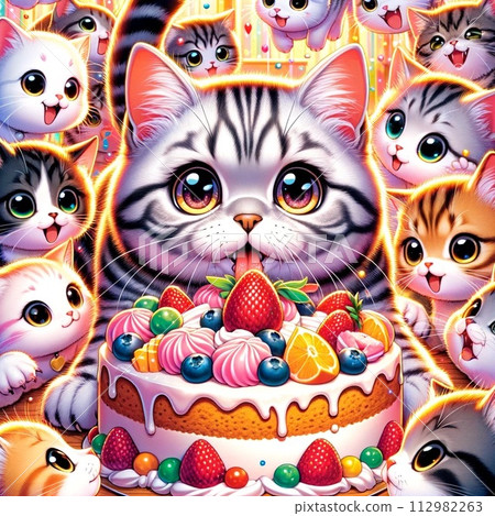 cat sweets party 112982263