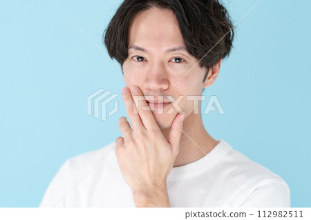 男士美容藍背 112982511