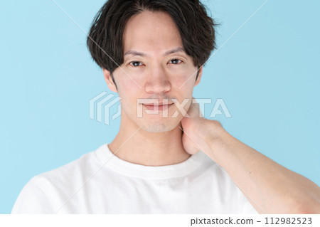 Men's Beauty Blue Back Men's Beauty Blue Back 112982523