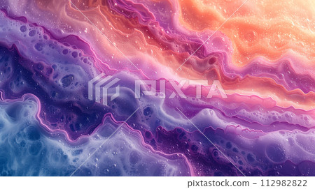 Beautiful colors and textures created by overlapping paints - AI-generated images Beautiful colors and textures created by overlapping paints - AI-generated images 112982822