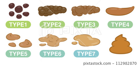 各種便便的插圖 各種便便的插圖 112982870