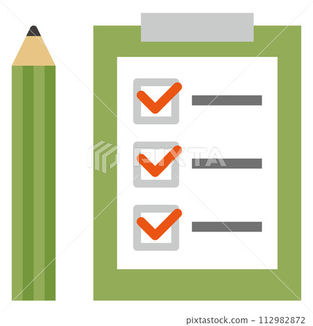 檢查表的插圖 112982872