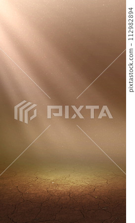 Ray of light with smoke 112982894