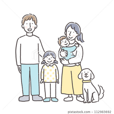  Happy family 112983692