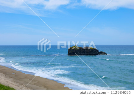 白東海灘和沖之島的鳥居 112984095