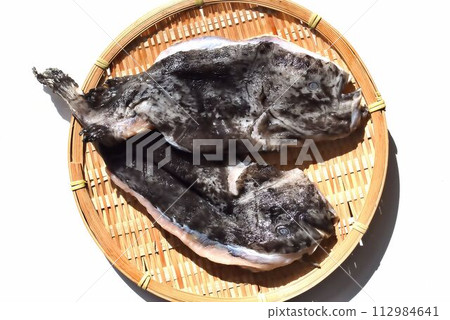 Waterfish in a colander 112984641