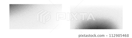 White paper with black spray effect 112985468