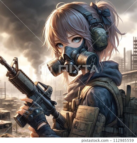 滿目瘡痍的世界裡的女戰士 滿目瘡痍的世界裡的女戰士 112985559
