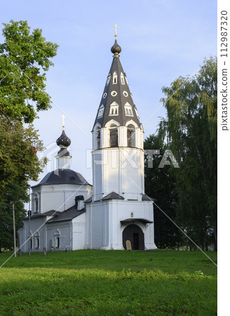 Cathedral of the Assumption of the Blessed Virgin Mary built in 1699 in the town of Ples, Russia Cathedral of the Assumption of the Blessed Virgin Mary built in 1699 in the town of Ples, Russia 112987320
