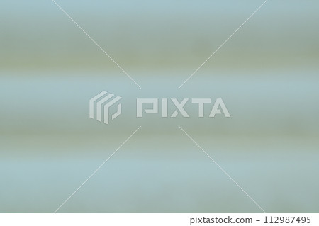 Background material of horizontal striped pattern with bokeh effect made of Japanese paper 112987495