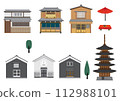 Old folk house, storehouse, and five-storied pagoda 112988101