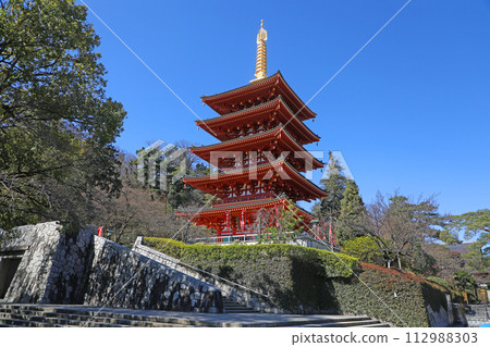 Five-storied pagoda of Kongoji Temple Five-storied pagoda of Kongoji Temple 112988303