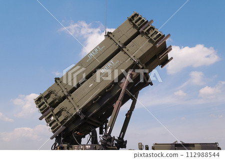 US Army Patriot missile launcher 112988544