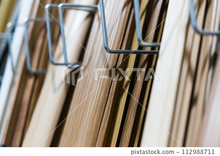 Wooden floor plinth, assortment of baseboard. Production of environmentally friendly materials 112988711