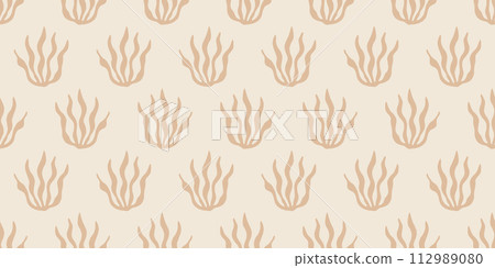 Abstract Botanical Floral Seamless Pattern Abstract Botanical Floral Seamless Pattern 112989080